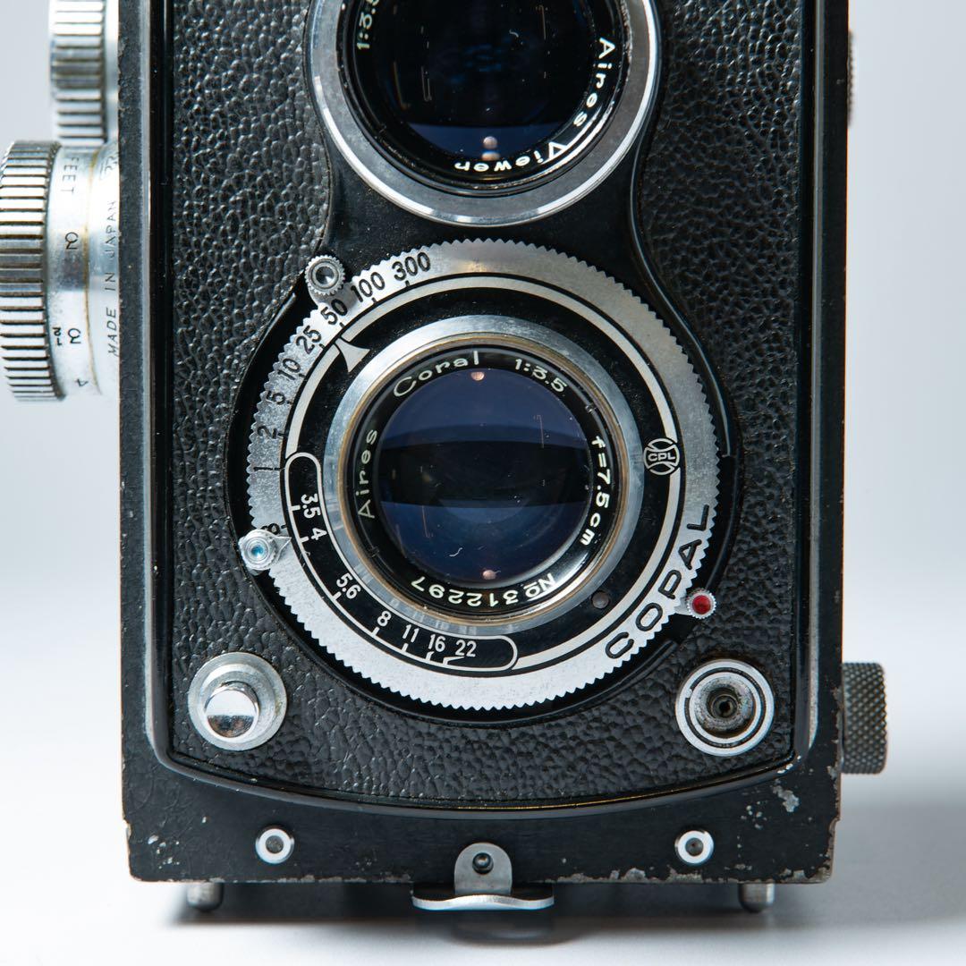【極美品】二眼レフカメラAiresflex Model IV アイレスフレックス