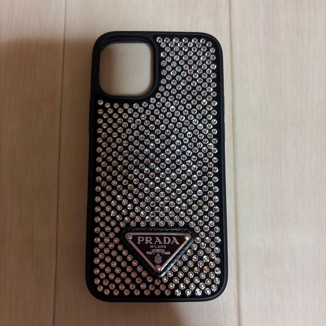 PRADA ストーン装飾 iPhone12miniケース