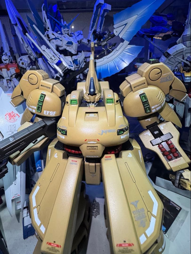 MG ジオ　ジ・Ｏ　塗装完成品　ガンプラ　プラモデル　塗装済み　Zガンダム