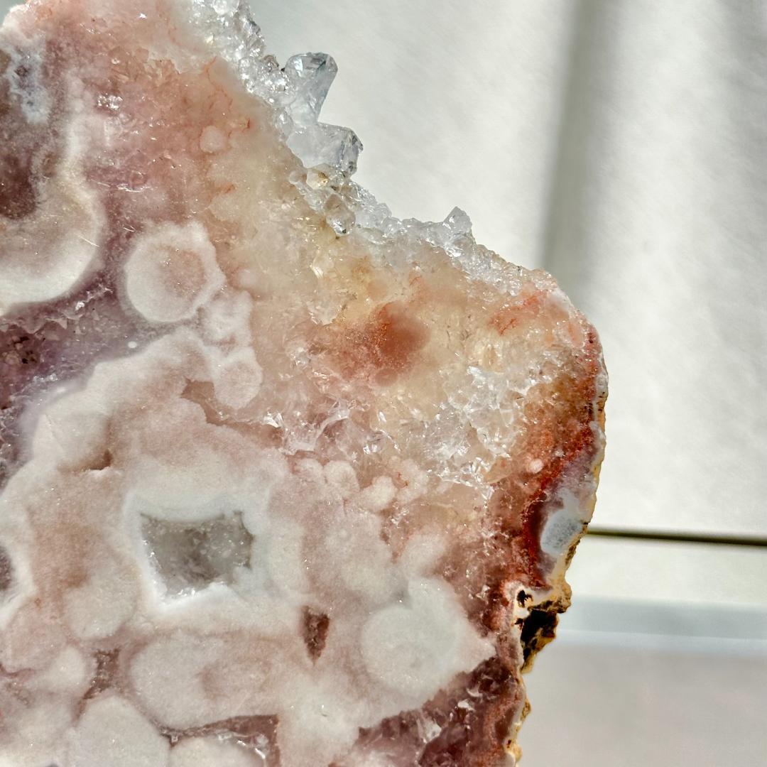 【ピンクアメジスト スラブ スライス アイアンスタンド】