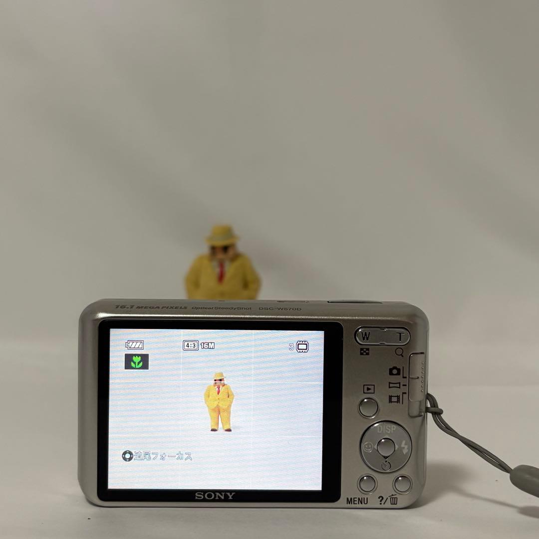 【完動美品】Sony DSC-W570D cyber-shot コンデジカメラ