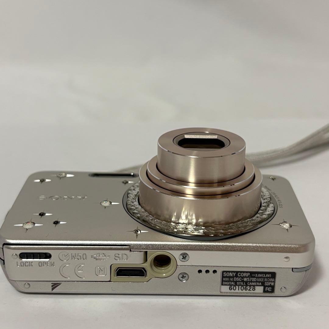 【完動美品】Sony DSC-W570D cyber-shot コンデジカメラ