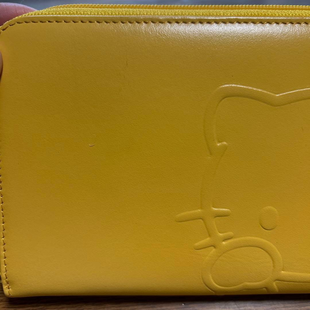 ハローキティ イエロー 財布 金運チャーム付き 2001年製