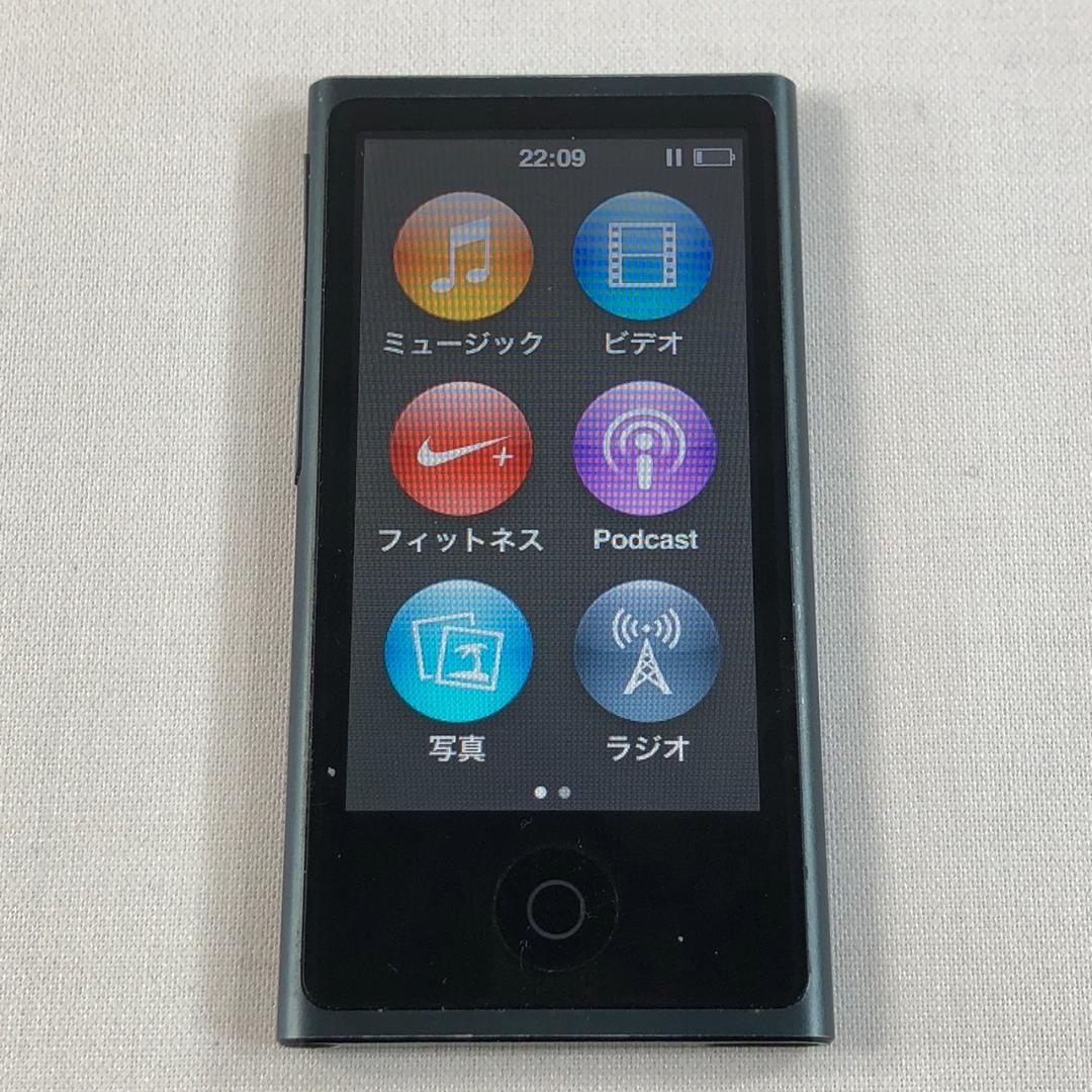 【美品】Apple iPod nano 第7世代 16G　ダークブラック