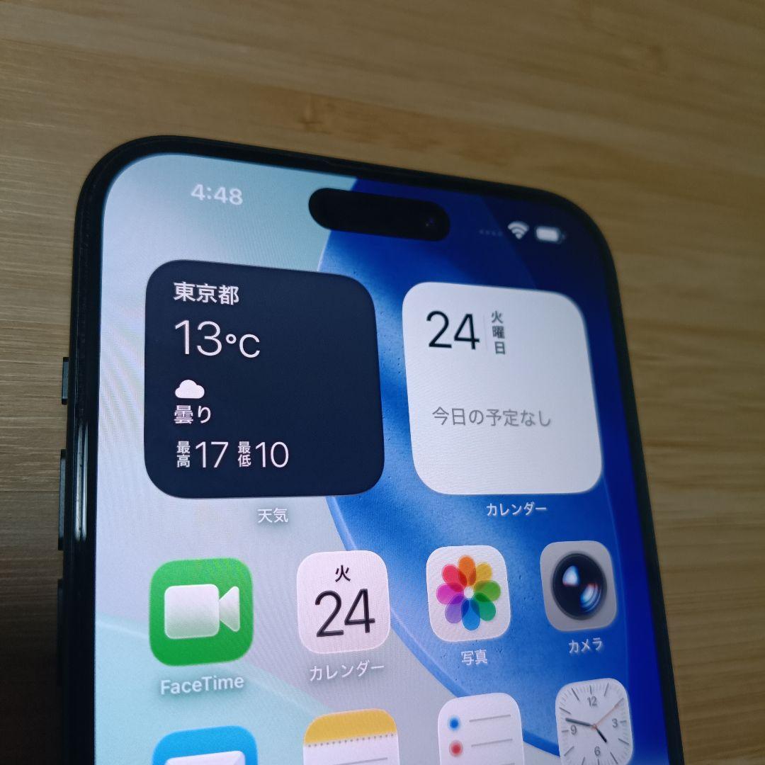 iPhone 15 Plus ブラック【美品】