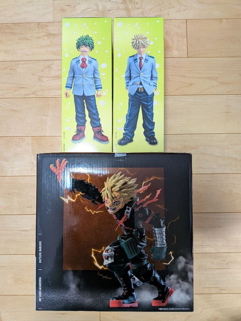 一番くじ 僕のヒーローアカデミア 紡がれる想い 緑谷出久 爆豪勝己 フィギュア