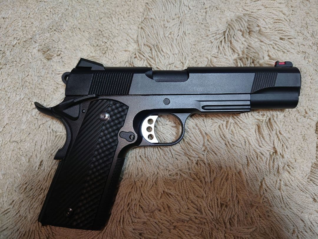 CQP M45 ＣＯ２ガスガン ブラック マガジン2個 替えボンベ付き