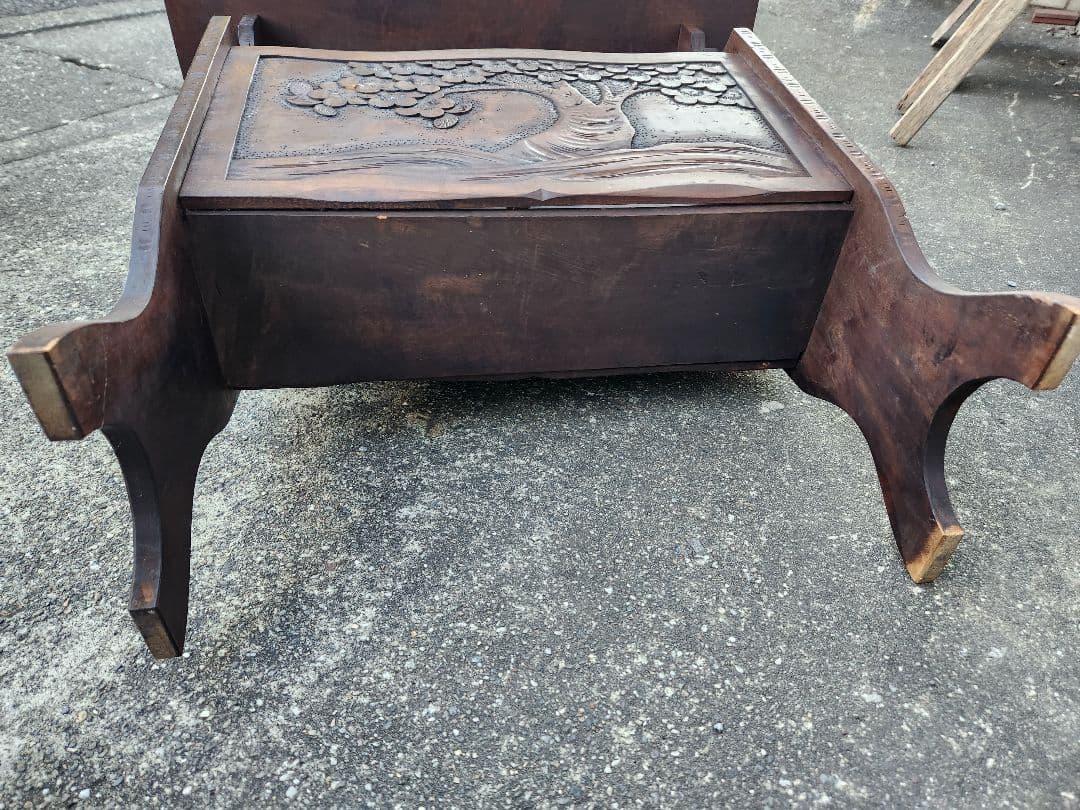 軽井沢彫　マガジンラック