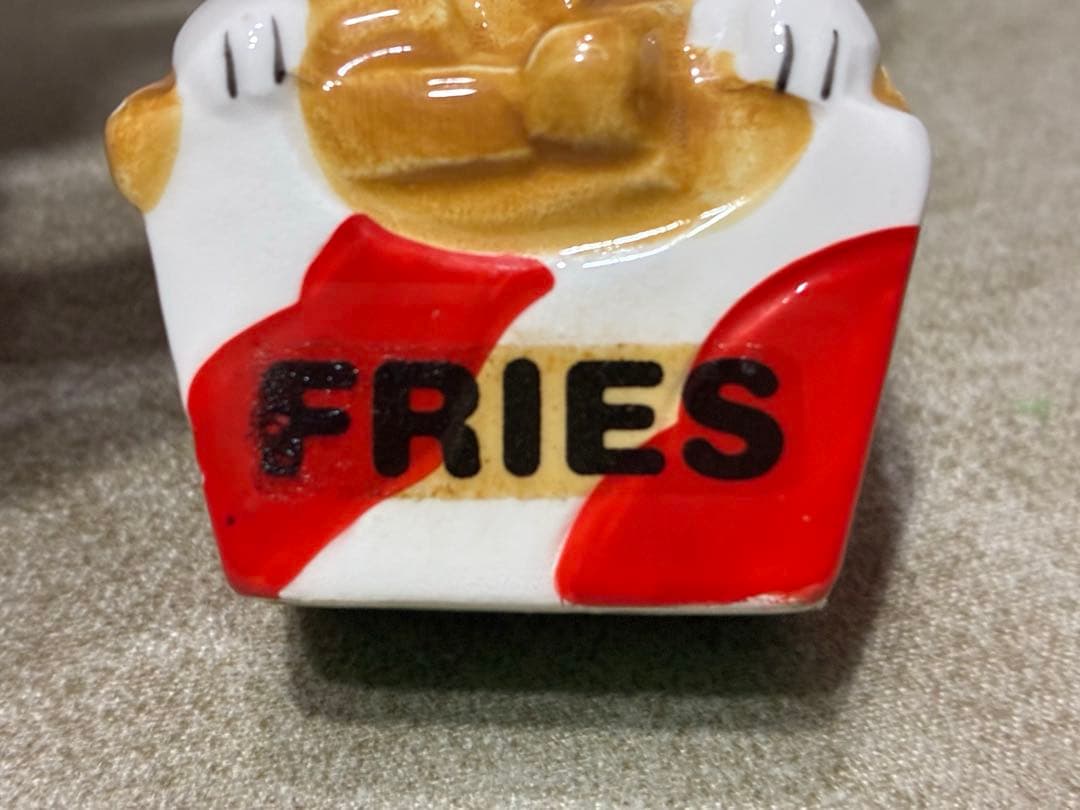 スヌーピー ビンテージ品 陶器製 ジャンクフードシリーズ レトロ