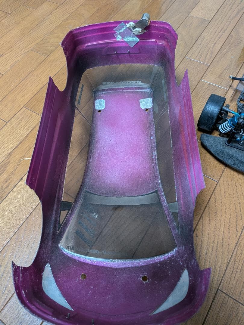 ラジコン ボディ エステマ タミヤ TRF416WE 穴