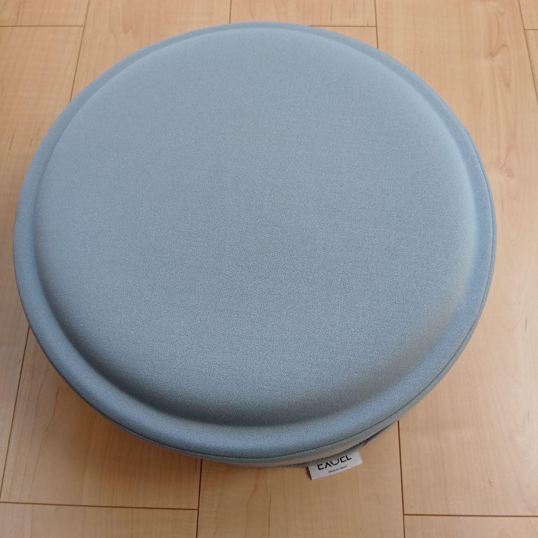 エクスジェル EXGEL 床プニ　丸型クッション　カバー付き