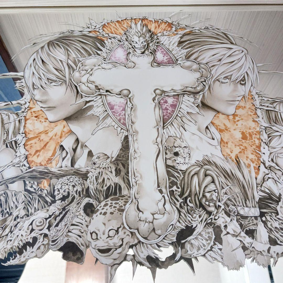 希少 デスノート展 パブミラー A デスノート 夜神月 L 弥海砂 複製原画