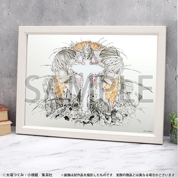 希少 デスノート展 パブミラー A デスノート 夜神月 L 弥海砂 複製原画
