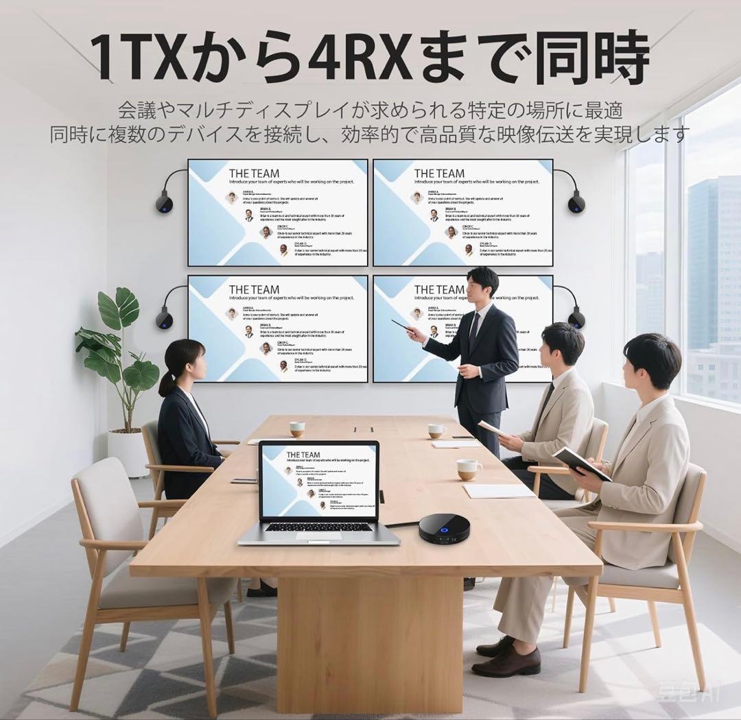 〔最終価格〕ワイヤレス hdmi 送受信機セット 無線 日本技適認証取得