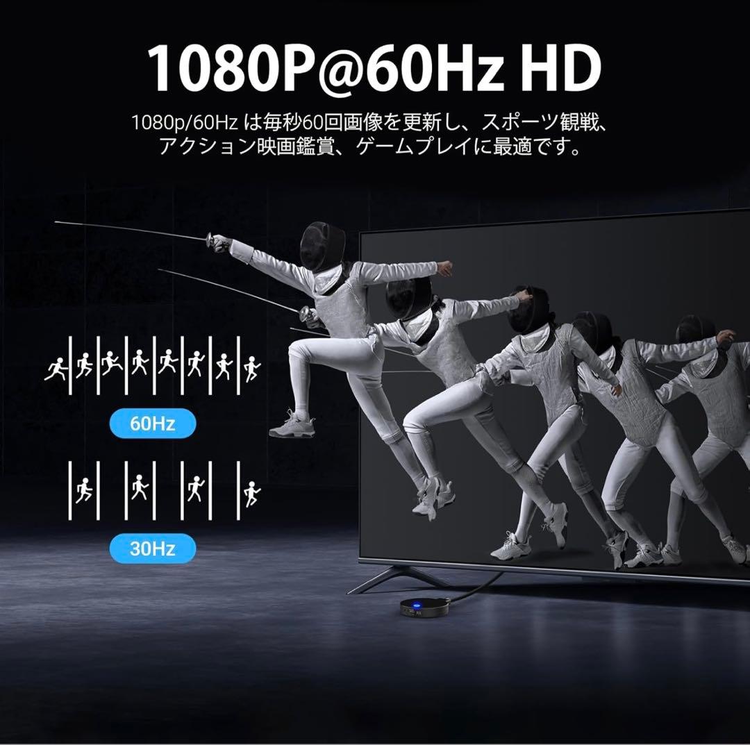 〔最終価格〕ワイヤレス hdmi 送受信機セット 無線 日本技適認証取得