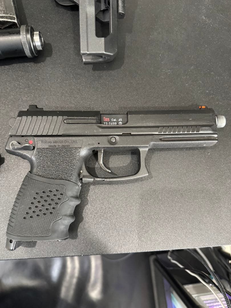 外部ソース 東京マルイ ソーコム mk23 極消音フルカスタム ドラムマガジン