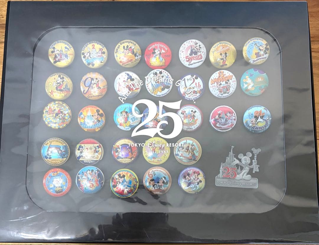 ⭐︎超希少　美品⭐︎ TOKYO Disney resort 25周年　記念缶バッジ