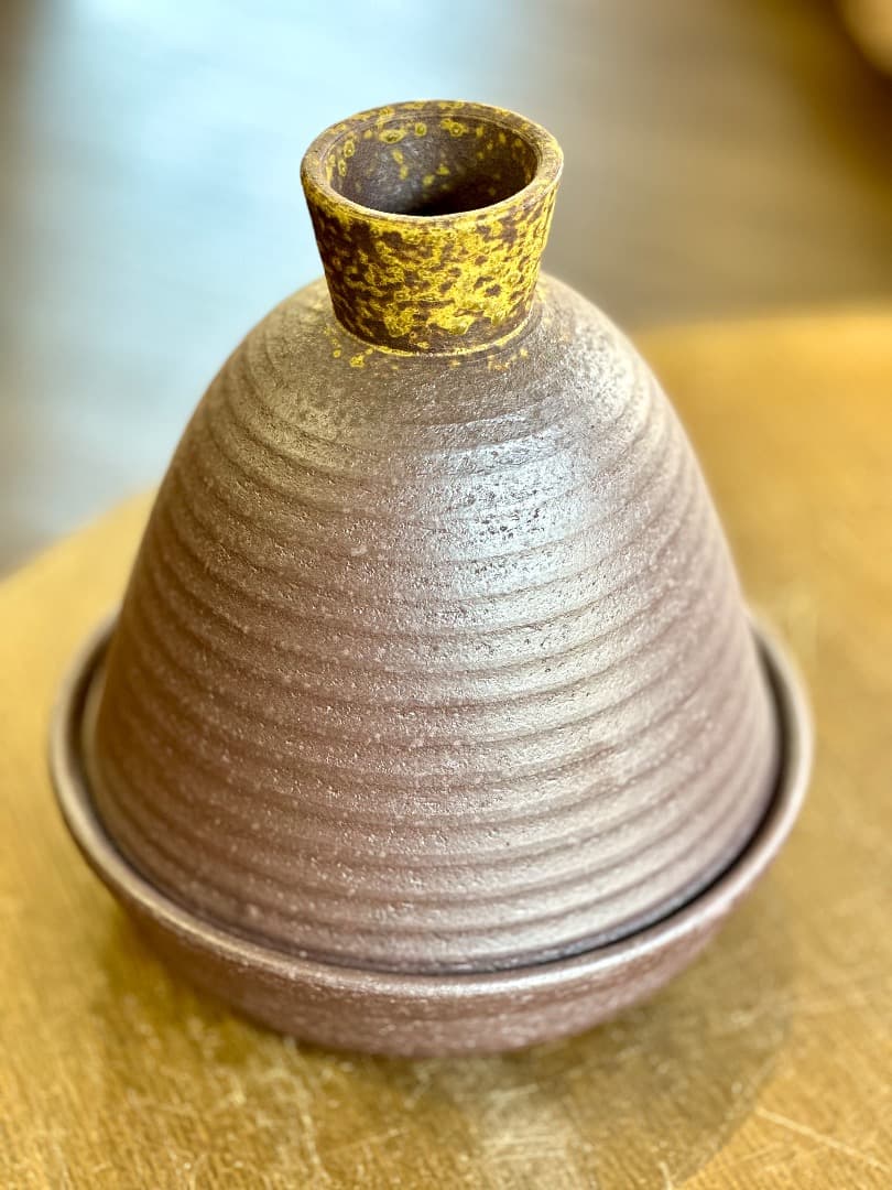 再値下げ　新品　タジン鍋　特大　土鍋　蒸し土鍋　無水鍋　萬古焼　直火OK　南蛮