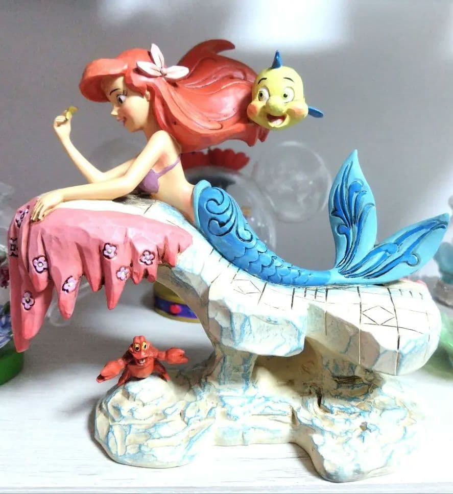 アリエルフィギュア置物ディズニーラプンツェルミニー限定ベルアリスノードームシー