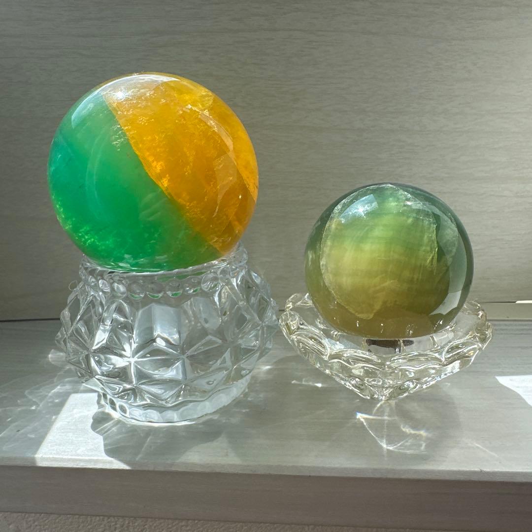 マンゴーフローライト✴︎大玉/スフィア✴︎バイカラー⭐︎