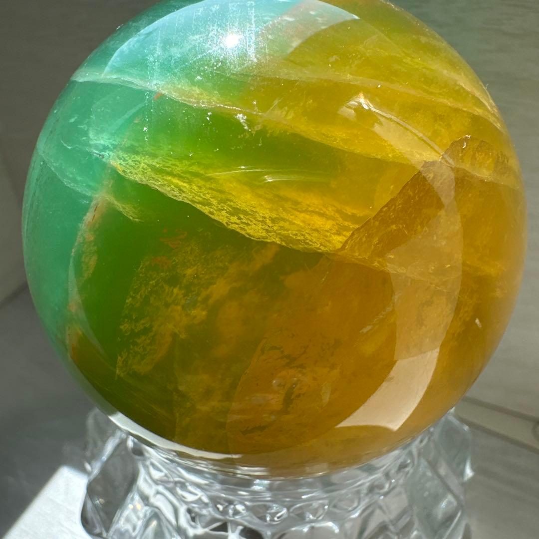 マンゴーフローライト✴︎大玉/スフィア✴︎バイカラー⭐︎