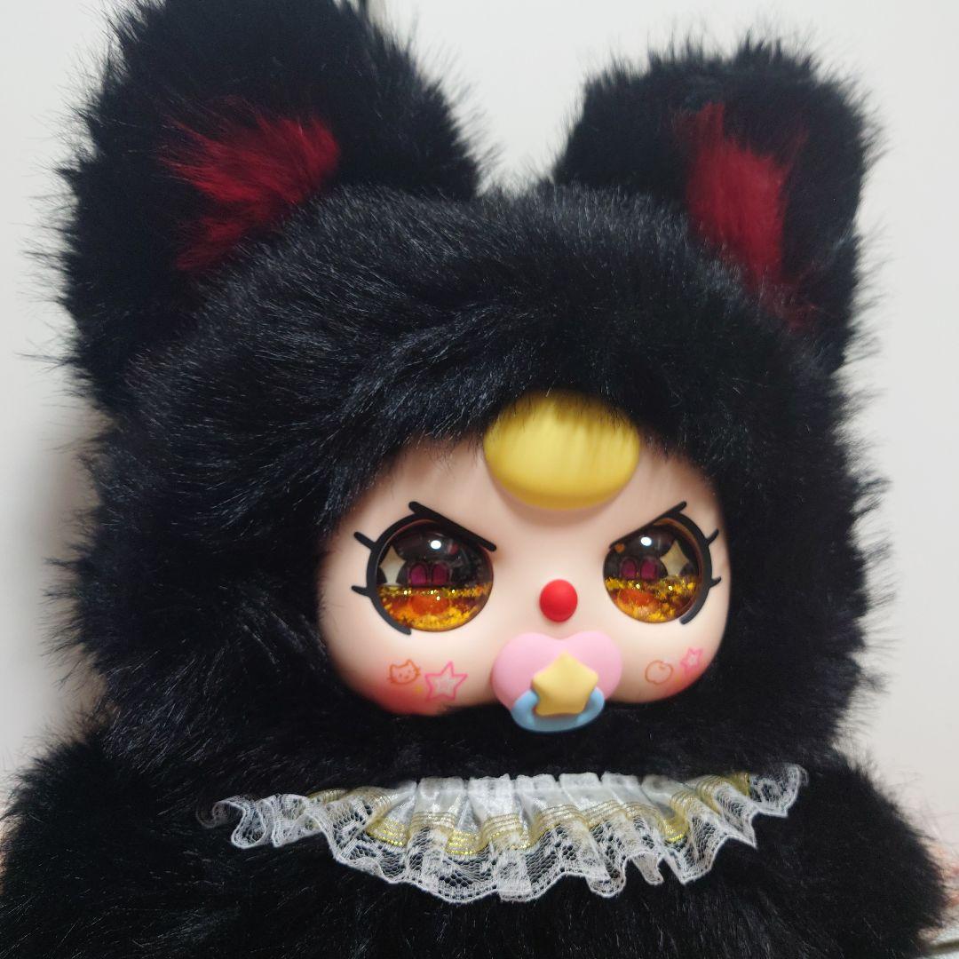 BabyThree　800%　黒猫　ゴールドオイル目　バブ