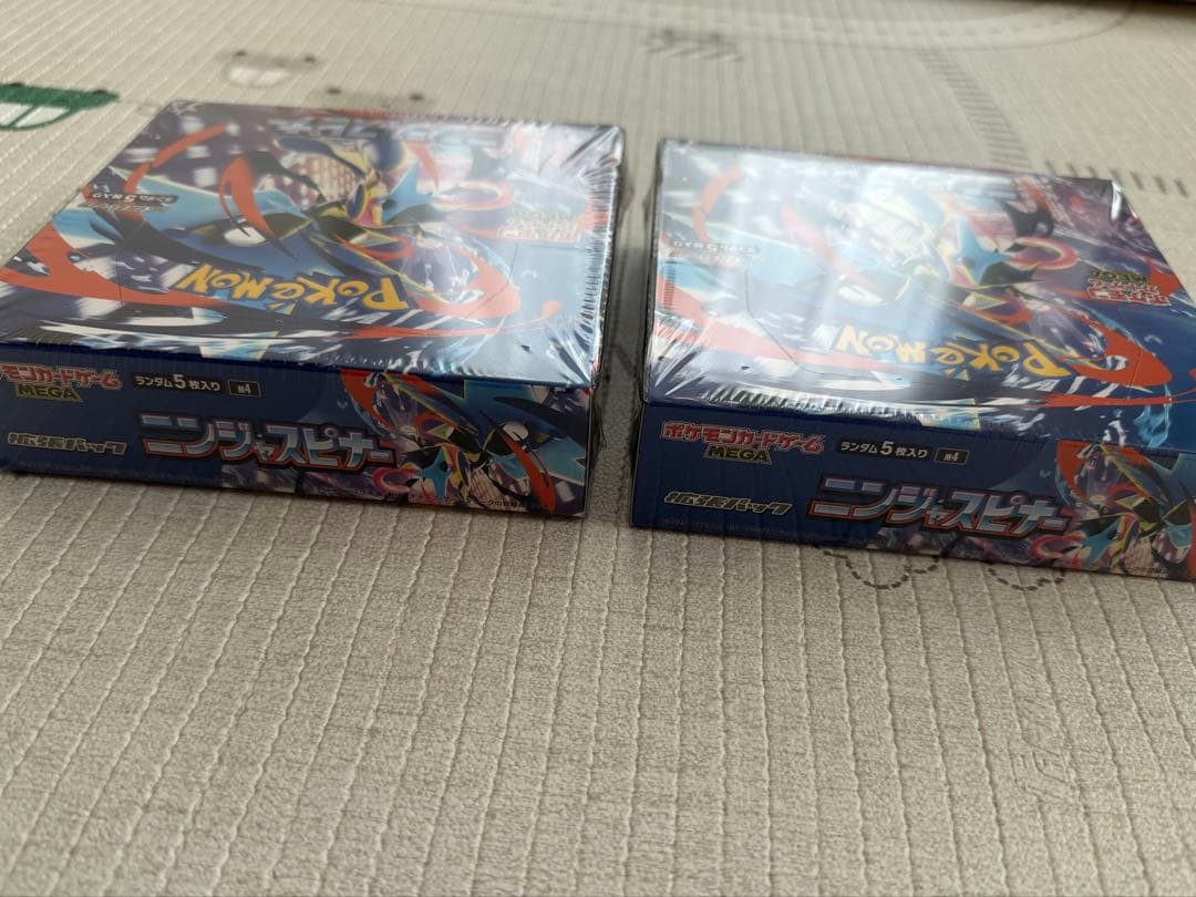シュリンク有り】ポケモンカードゲームMEGA拡張パック ニンジャスピナー2BOX