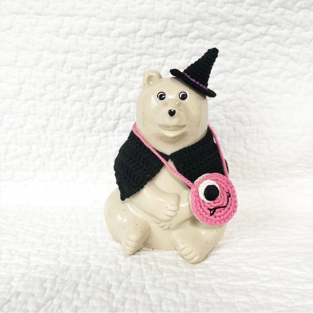 しろくま貯金箱＊ハロウィンコーデ