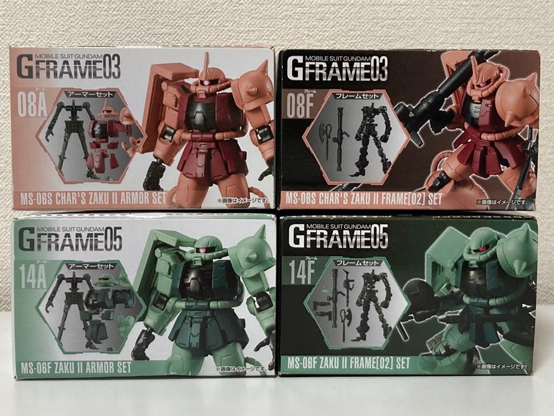 【新品 未開封】Gフレーム FRAME 03 シャア専用ザク 05 ザクⅡ