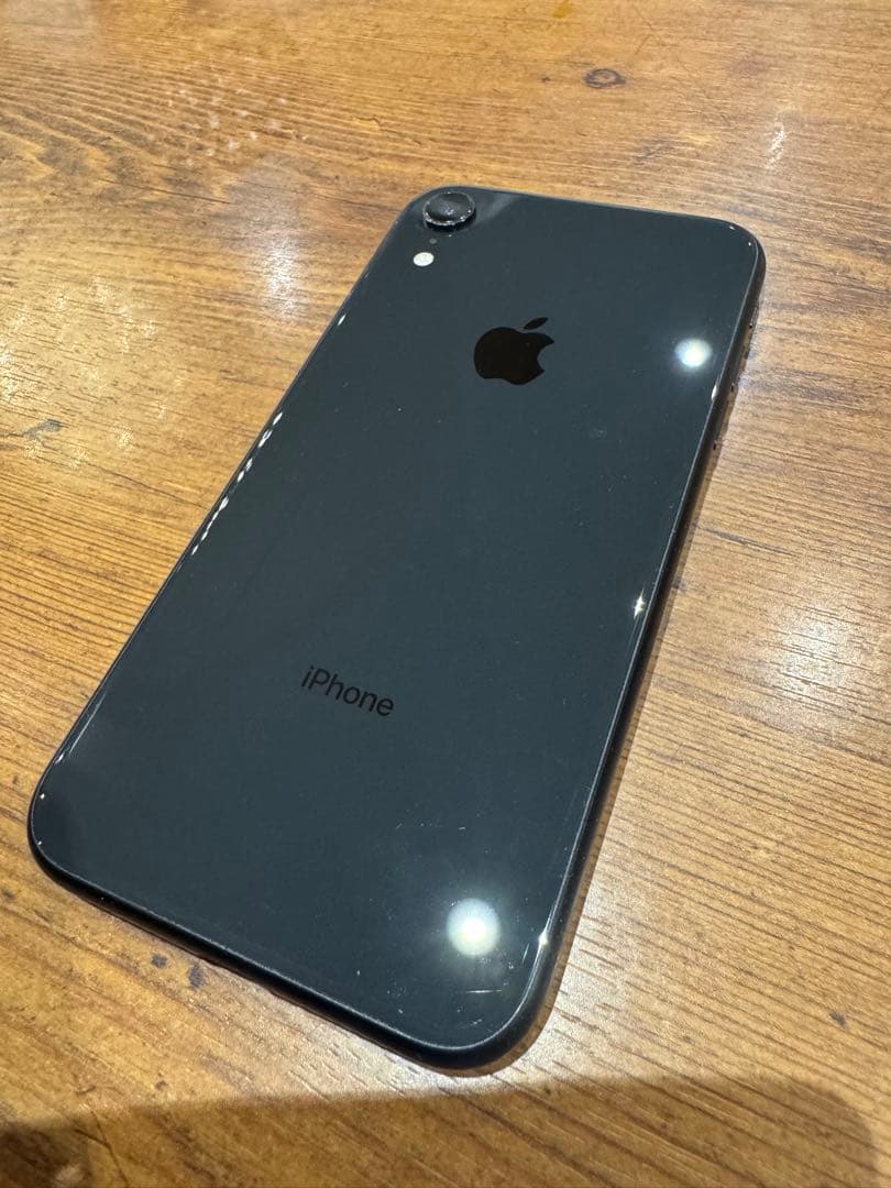 iPhone XR 64GBブラック 本体 箱付き