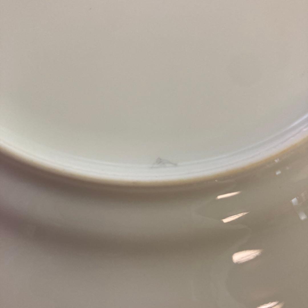 美品 HERMES シェーヌダンクル プレート 27cm プラチナ