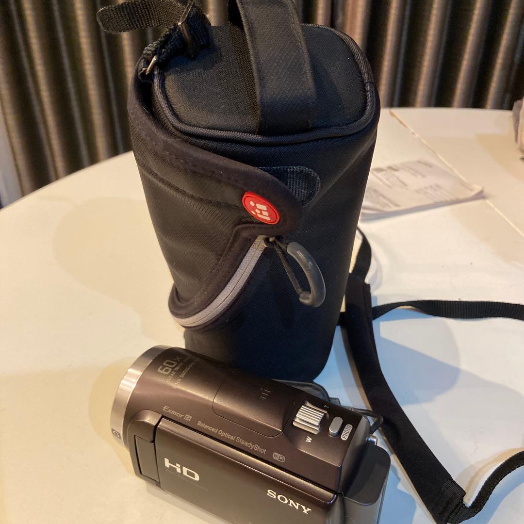 SONY ハンディカム　HDR-CX675 エレコムケース付
