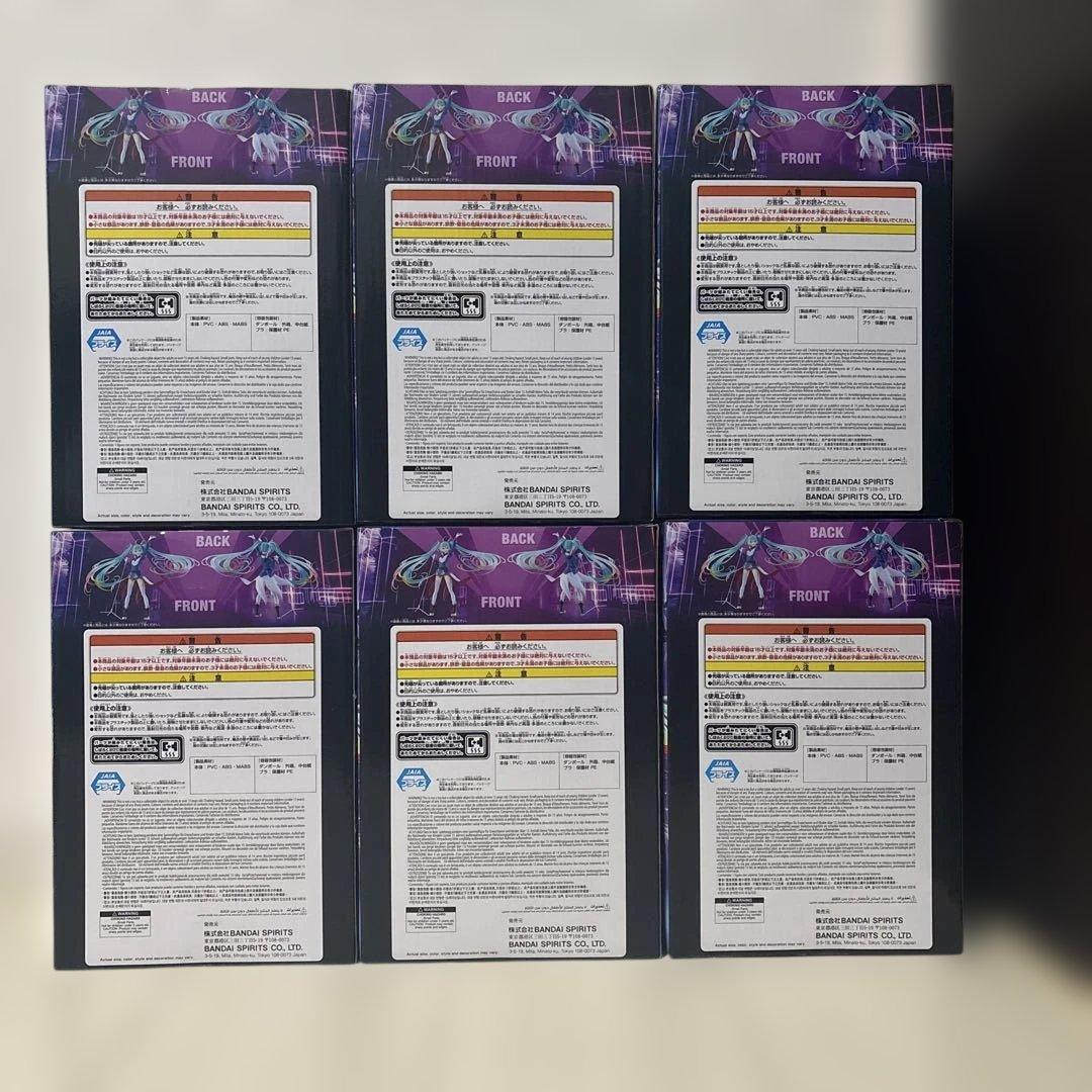 ガンダム45周年×初音ミク BANPRESTO EVOLVE フィギュア　6個