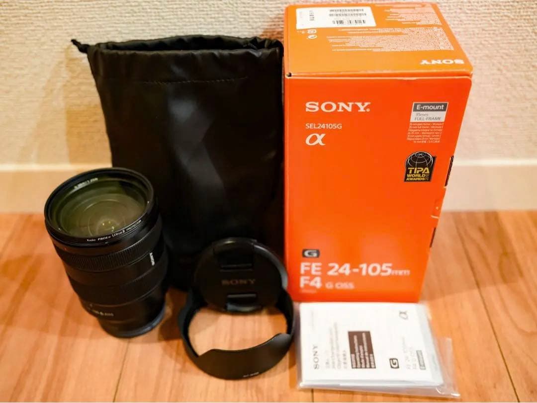 【美品】SONY標準ズーム FE 24-105mm F4 G OSSフィルター付