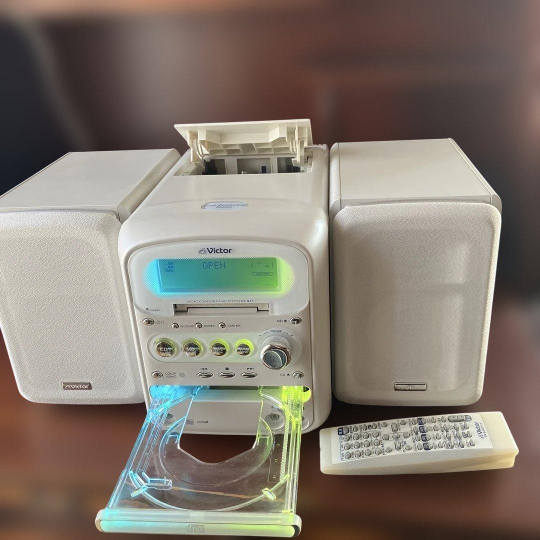 ビクター　CD MD カセット　コンポ