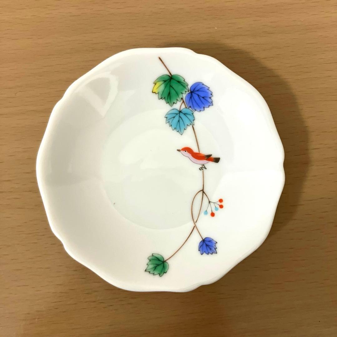 o*i様 香蘭社　小鳥の詩　小皿5セット