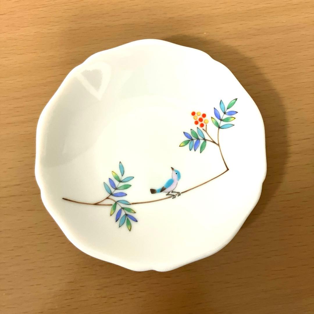 o*i様 香蘭社　小鳥の詩　小皿5セット