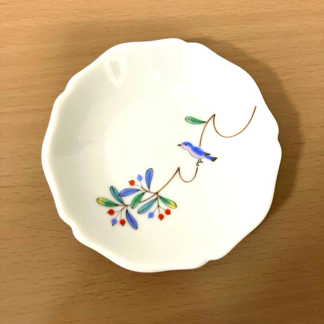 o*i様 香蘭社　小鳥の詩　小皿5セット