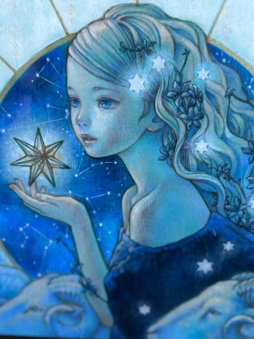 【神秘的な色彩・星座】　絵画　原画