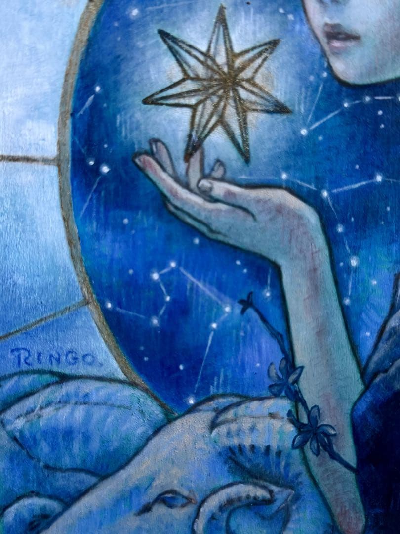 【神秘的な色彩・星座】　絵画　原画
