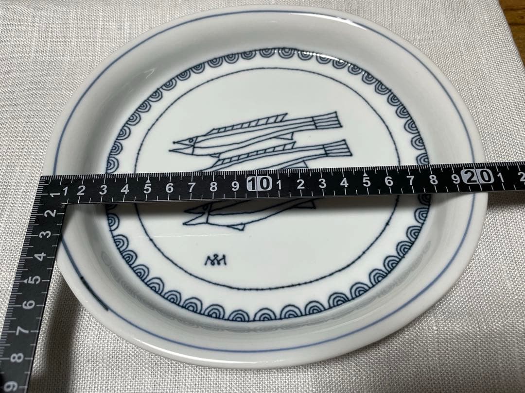 無汸庵　綿貫宏介　魚絵 皿　２枚セット