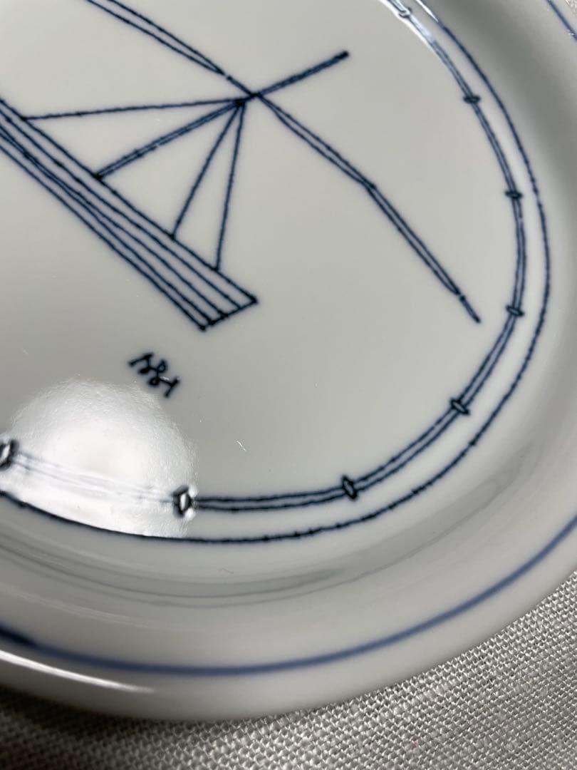 無汸庵　綿貫宏介　魚絵 皿　２枚セット