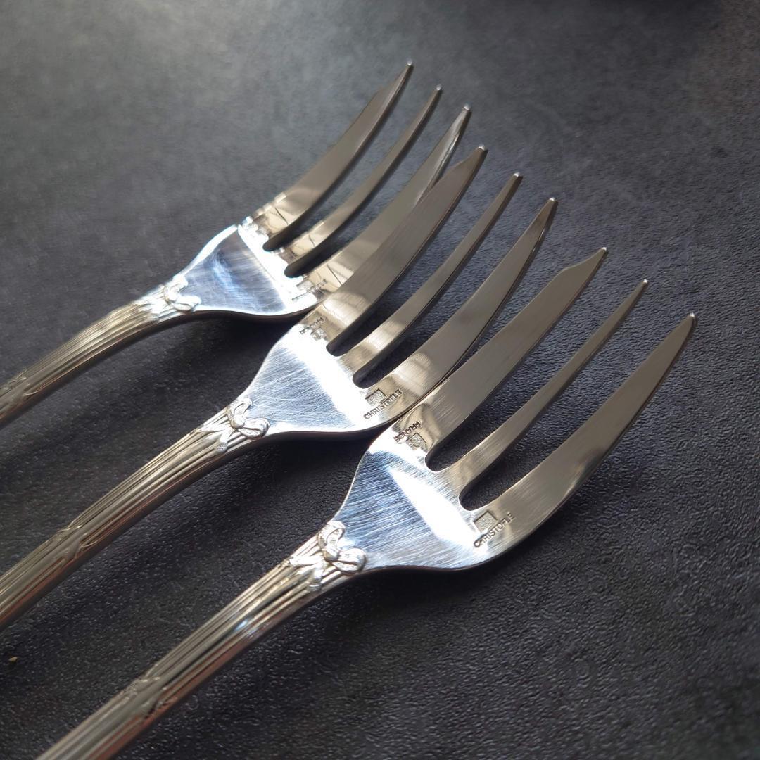 クリストフル リュバン ケーキフォーク 3点