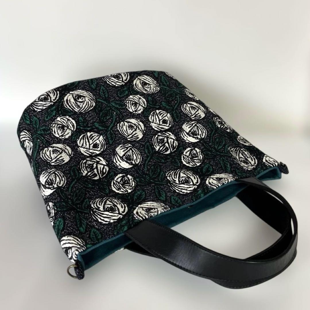 minä perhonen ⚮̈ rosy (ネイビー)2wayトートバッグ