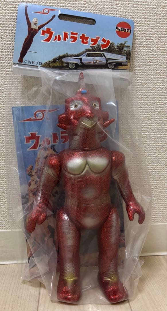 【チョコ】※マルサン　ウィンダム450　赤ラメver. ソフビ　未開封