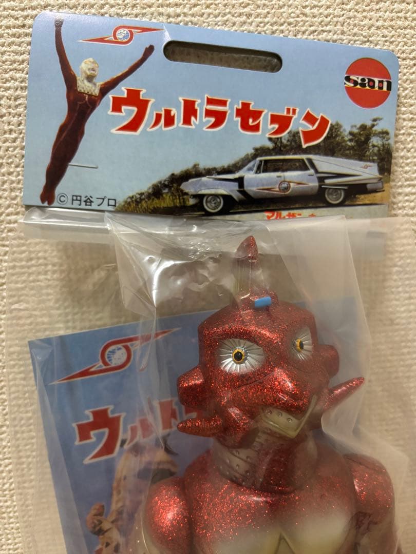 【チョコ】※マルサン　ウィンダム450　赤ラメver. ソフビ　未開封