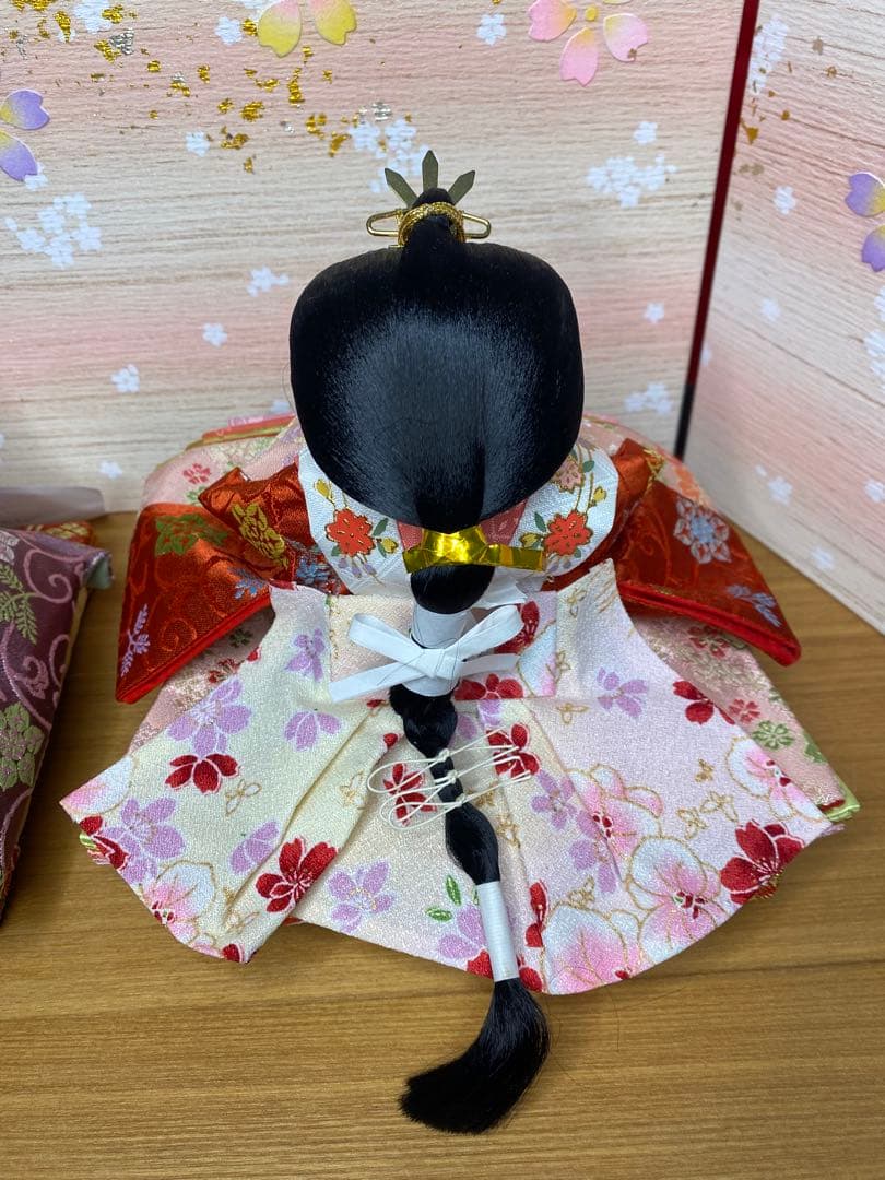 東京久月　雛人形　親王飾り収納セット・サイズ間口約５０×奥行約３０×高さ約４８㎝