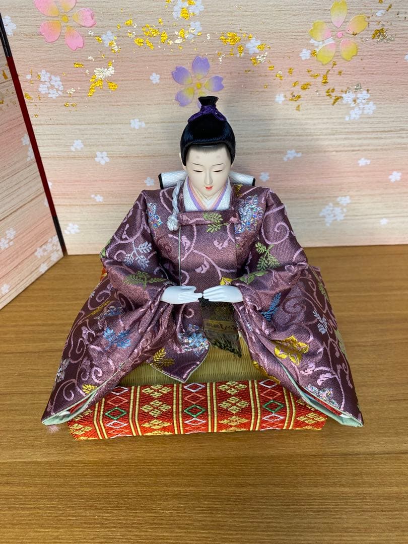 東京久月　雛人形　親王飾り収納セット・サイズ間口約５０×奥行約３０×高さ約４８㎝