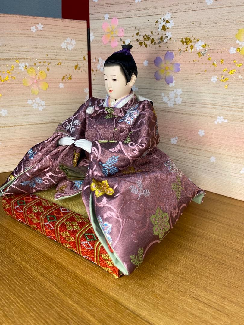 東京久月　雛人形　親王飾り収納セット・サイズ間口約５０×奥行約３０×高さ約４８㎝