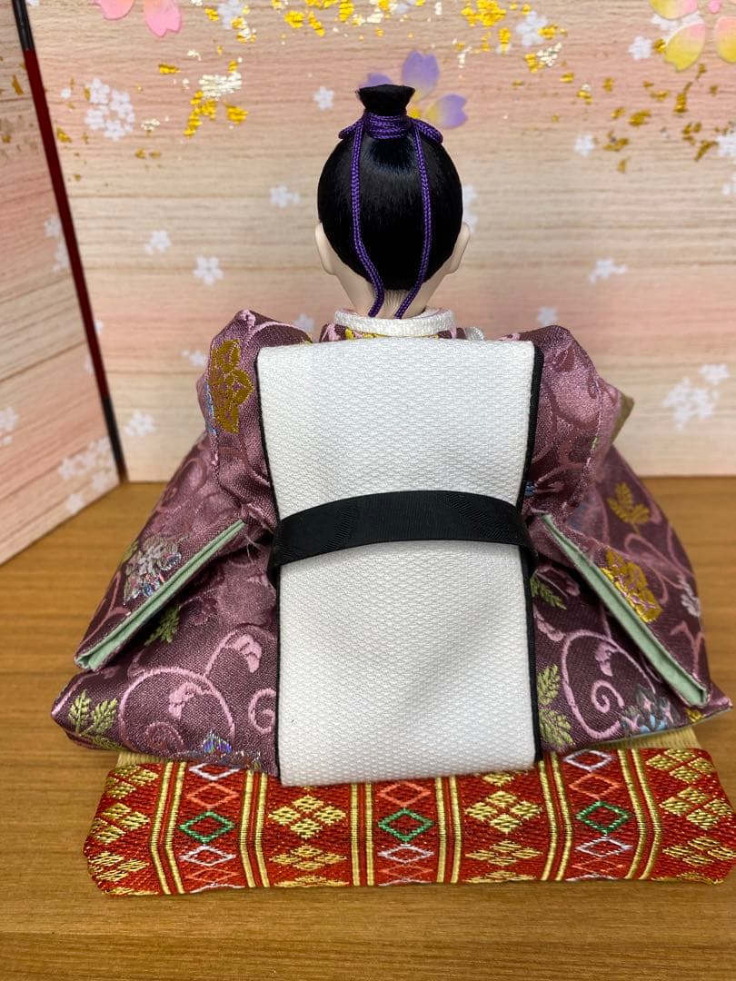 東京久月　雛人形　親王飾り収納セット・サイズ間口約５０×奥行約３０×高さ約４８㎝